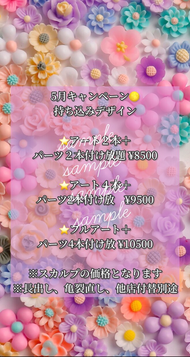 店舗様や個人様向けパーティーなどの料金表作します あなたらしいデザインを見やすくわかりやすく、おしゃれに イメージ1