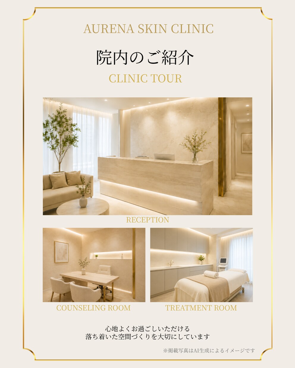 美容医療・サロンのSNS画像を制作します 美容クリニック広報経験者が上品で見やすく制作します イメージ3
