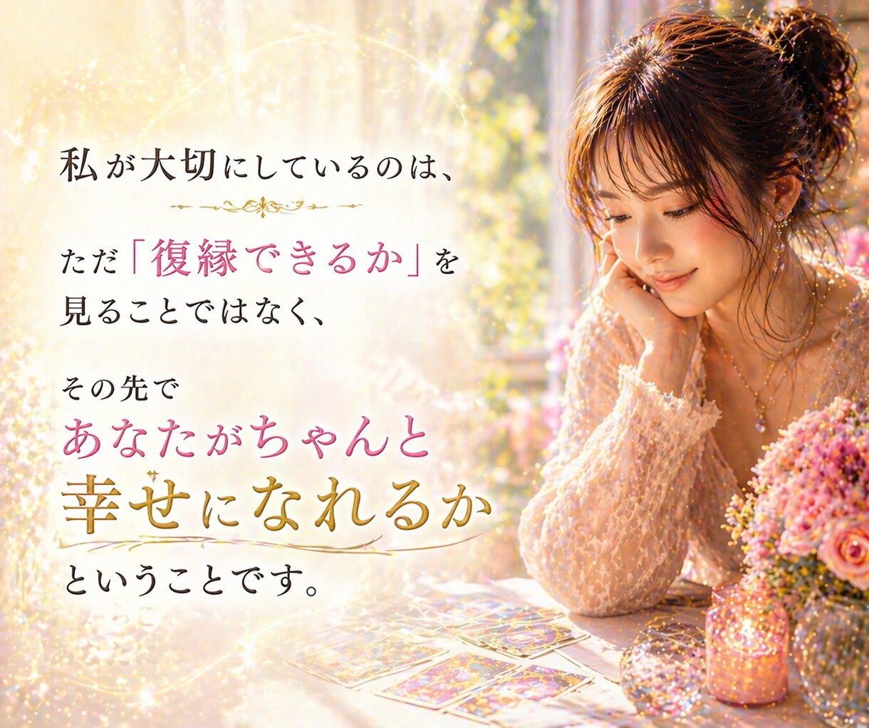 復縁の可能性/相手の本音/幸せな選択を鑑定します 気持ちに寄り添い、後悔しない答えを一緒に見つける占い相談 イメージ6