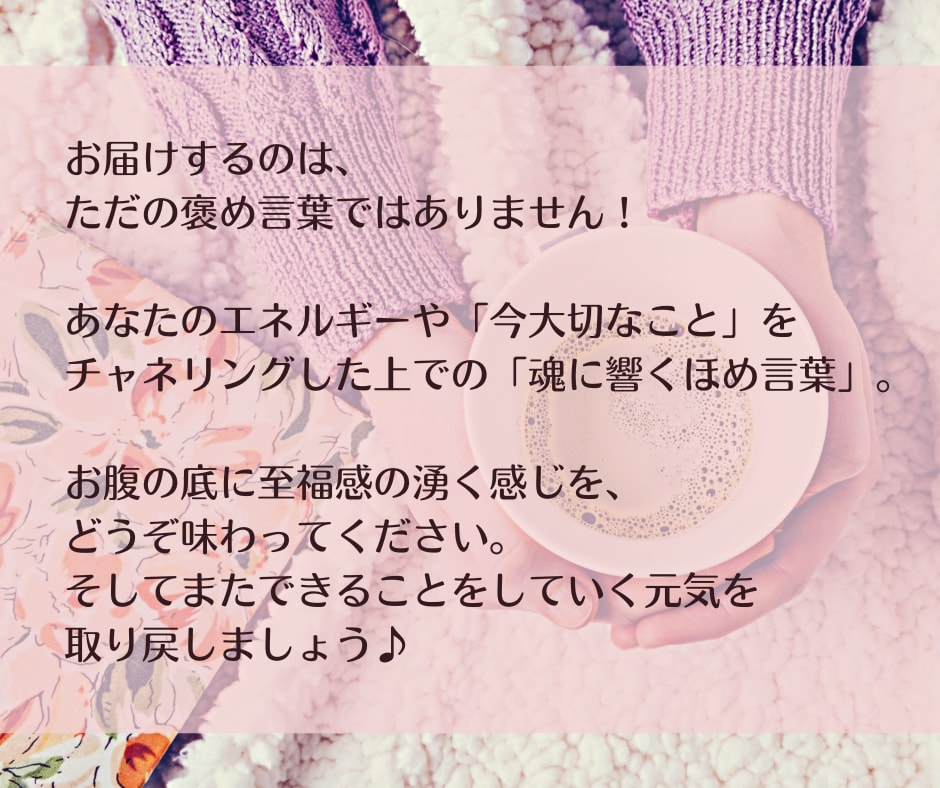 もふもふ毛布のほめ言葉♡魂喜ぶ暖かさで癒します 愚痴・悩みを受け止め<あなただけの美点長所>をチャネリング イメージ3