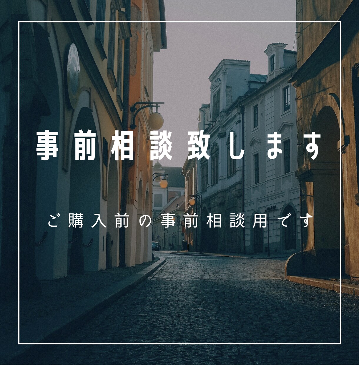 事前相談いたします 購入前のビデオチャットでの事前相談専用です イメージ2