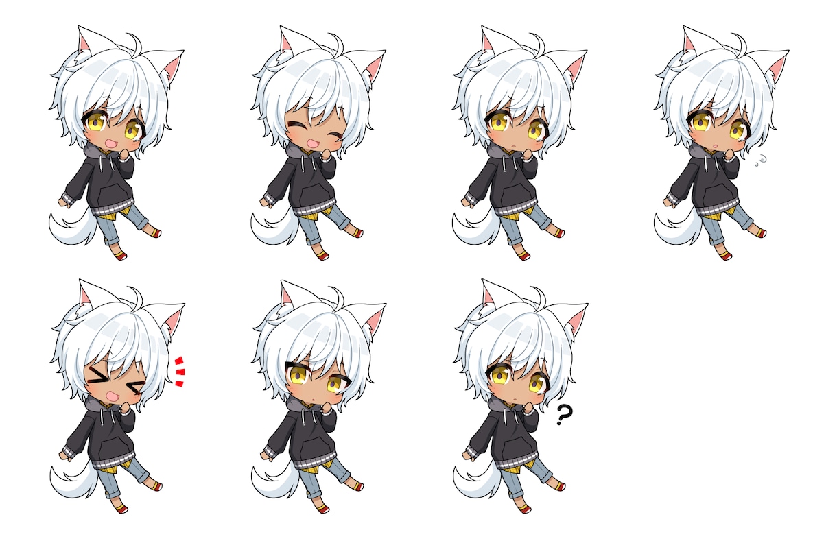 商用利用込み!SDイラスト・スタンプ作成します 企業実績有!メンバーシップ・グッズ用・SNSアイコンに! イメージ7