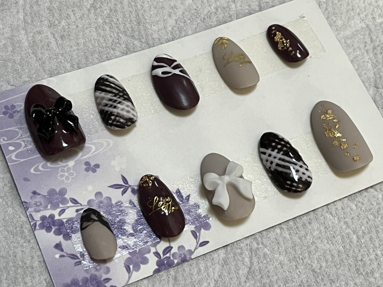 オーダーメイドネイルチップ作成致します アナタだけの推しネイルやデザインネイルを作りませんか？ イメージ2
