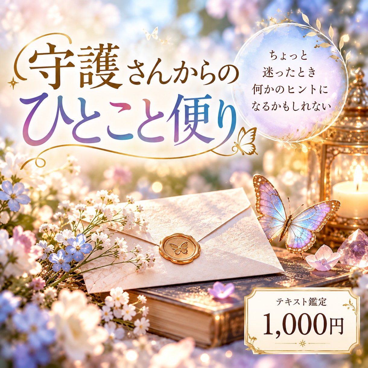 守護さんから今必要なメッセージを霊視で届けます ちょっと迷ったとき、あなたへの小さなヒントに イメージ1