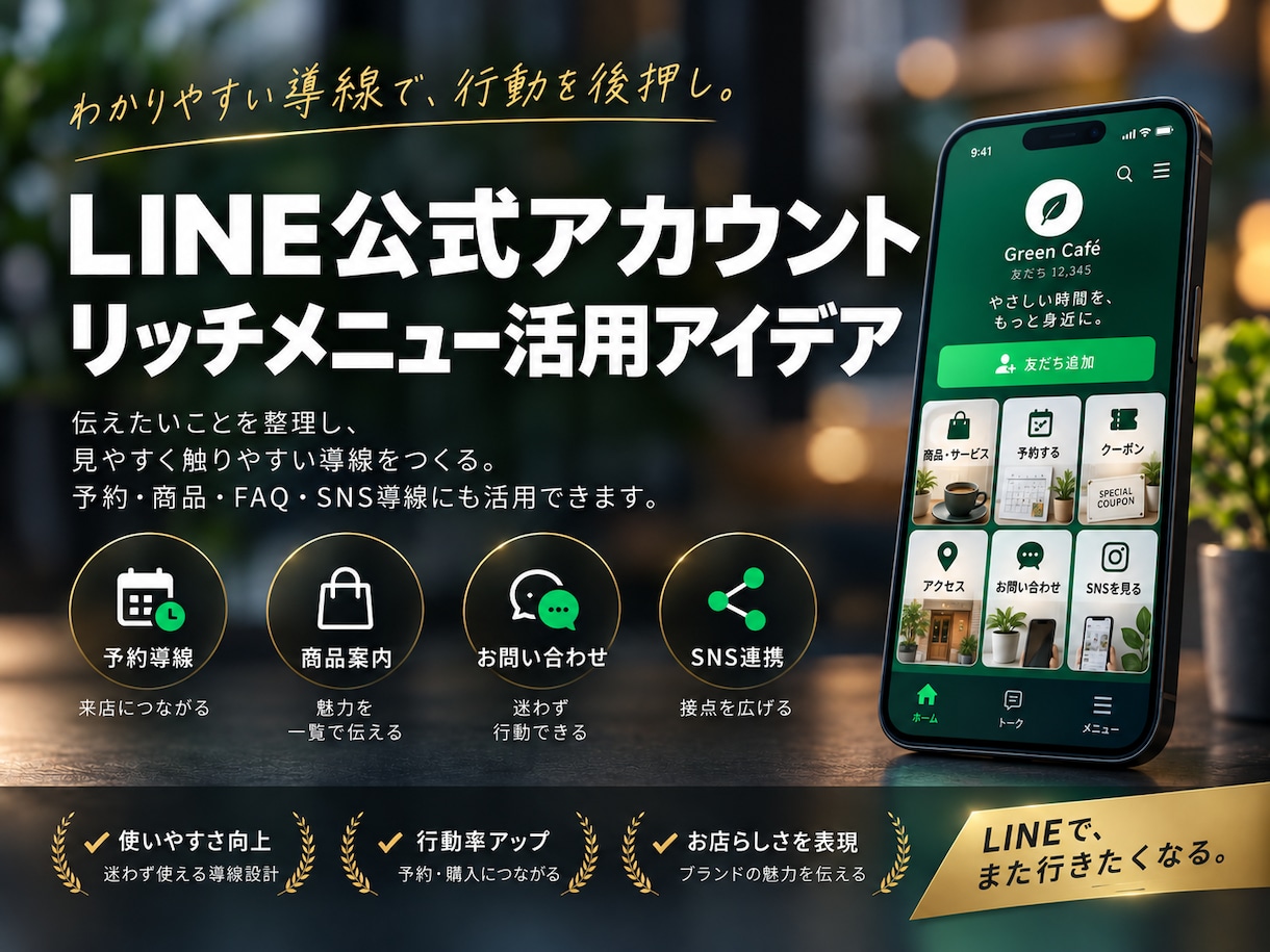 LINE公式アカウント・Lステップを設計構築します 集客・リピートまで、事業に合わせたLINE導線を設計します イメージ8