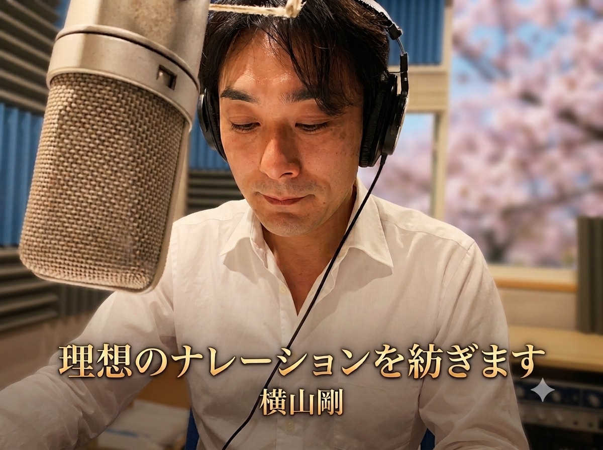 男性プロナレーターが理想のナレーションを紡ぎます 絶叫から静寂まで あなたのイメージを声で形にします。 イメージ1