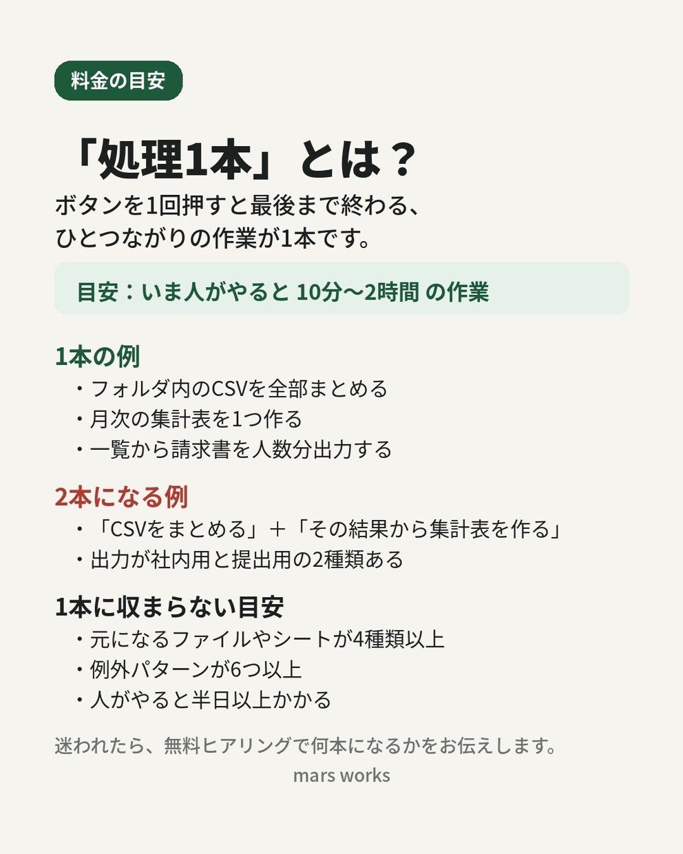 Excelの手作業を、部署ごと自動化します ヒアリング〜開発〜導入まで一式｜30日サポート付 イメージ2