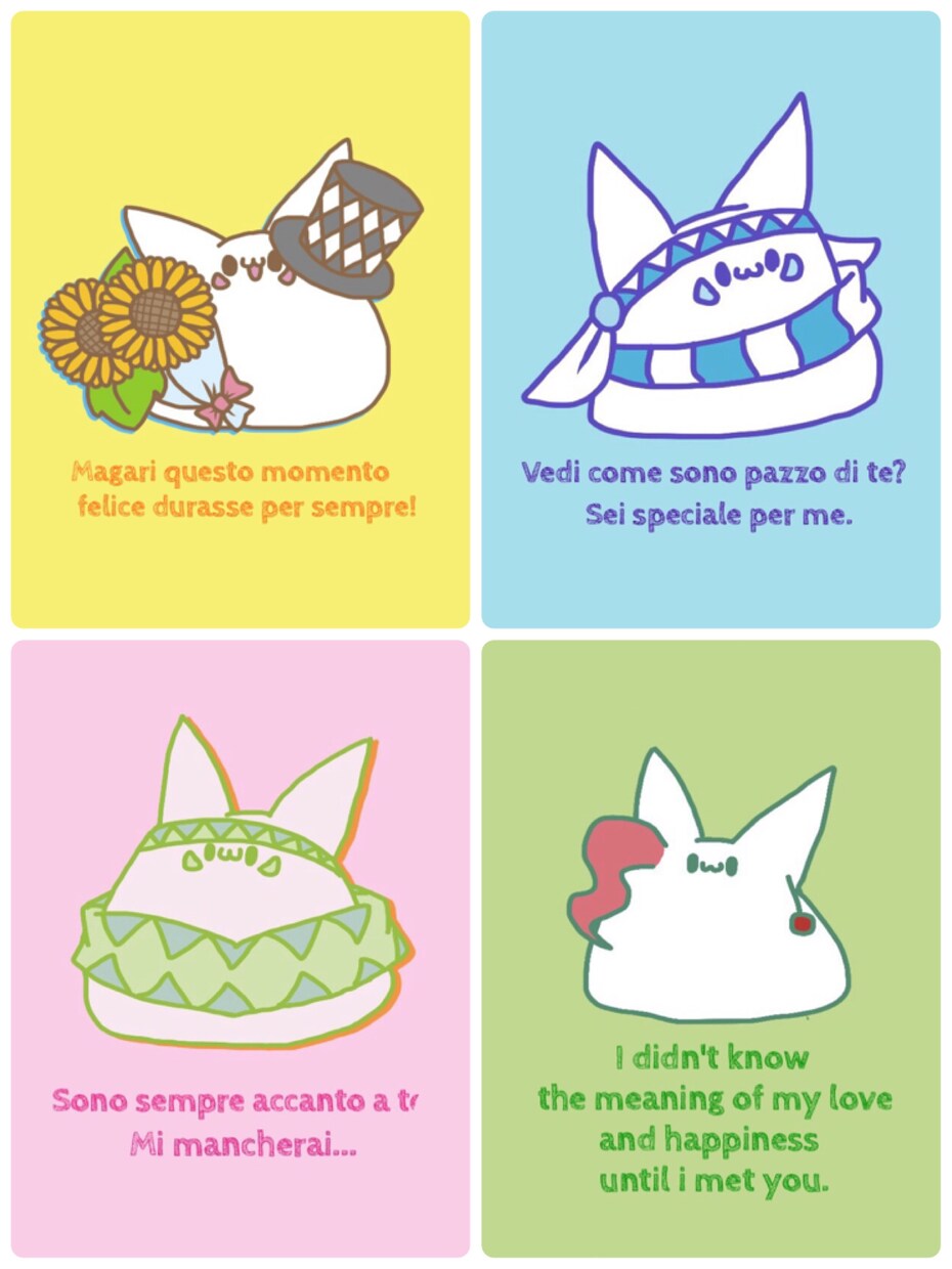 もちもちにゃんこのイラスト描きます ゆるくて可愛いイラストをお求めの方へ イメージ3