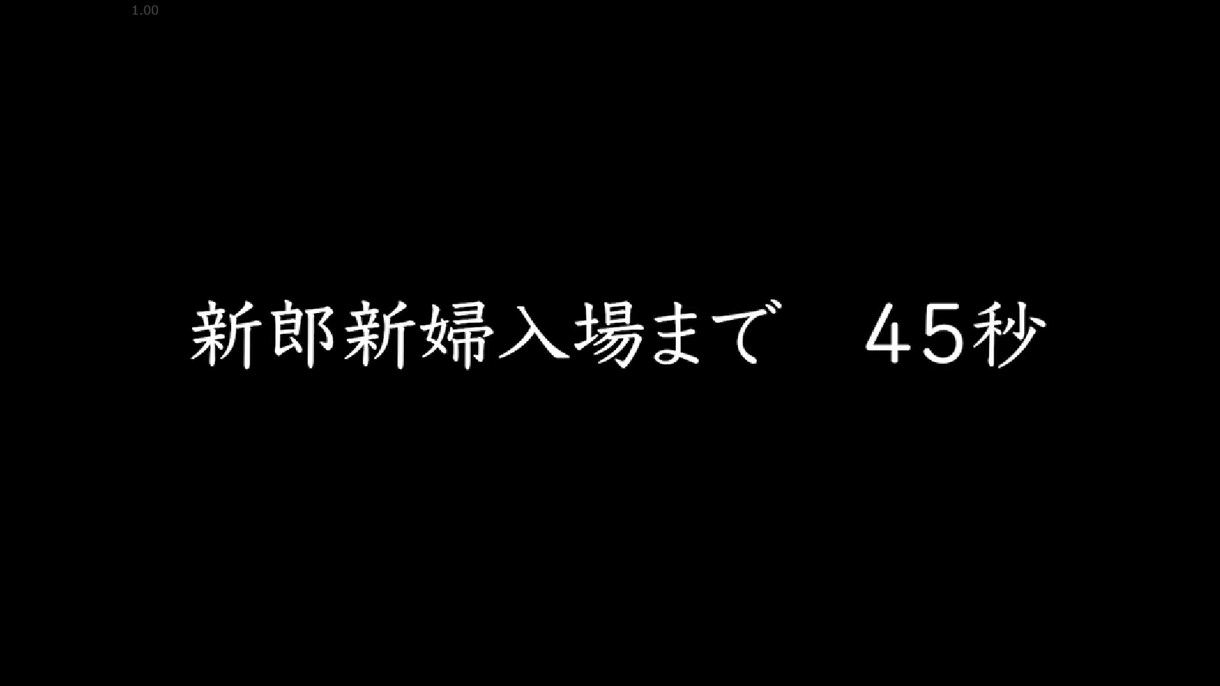 カチッと「時を止める」結婚式ムービー制作します 「幻想的な空間」づくり※すべて丸投げでOK イメージ10