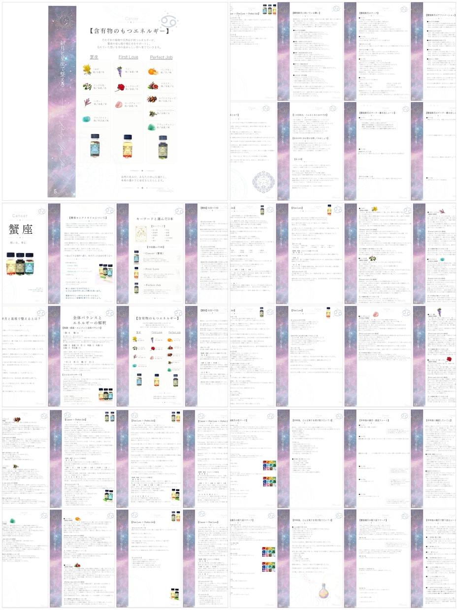 新月と星座で整える｜蟹座新月ワーク行います 新月から満月まで。 自分らしさを取り戻すための40ページ イメージ2