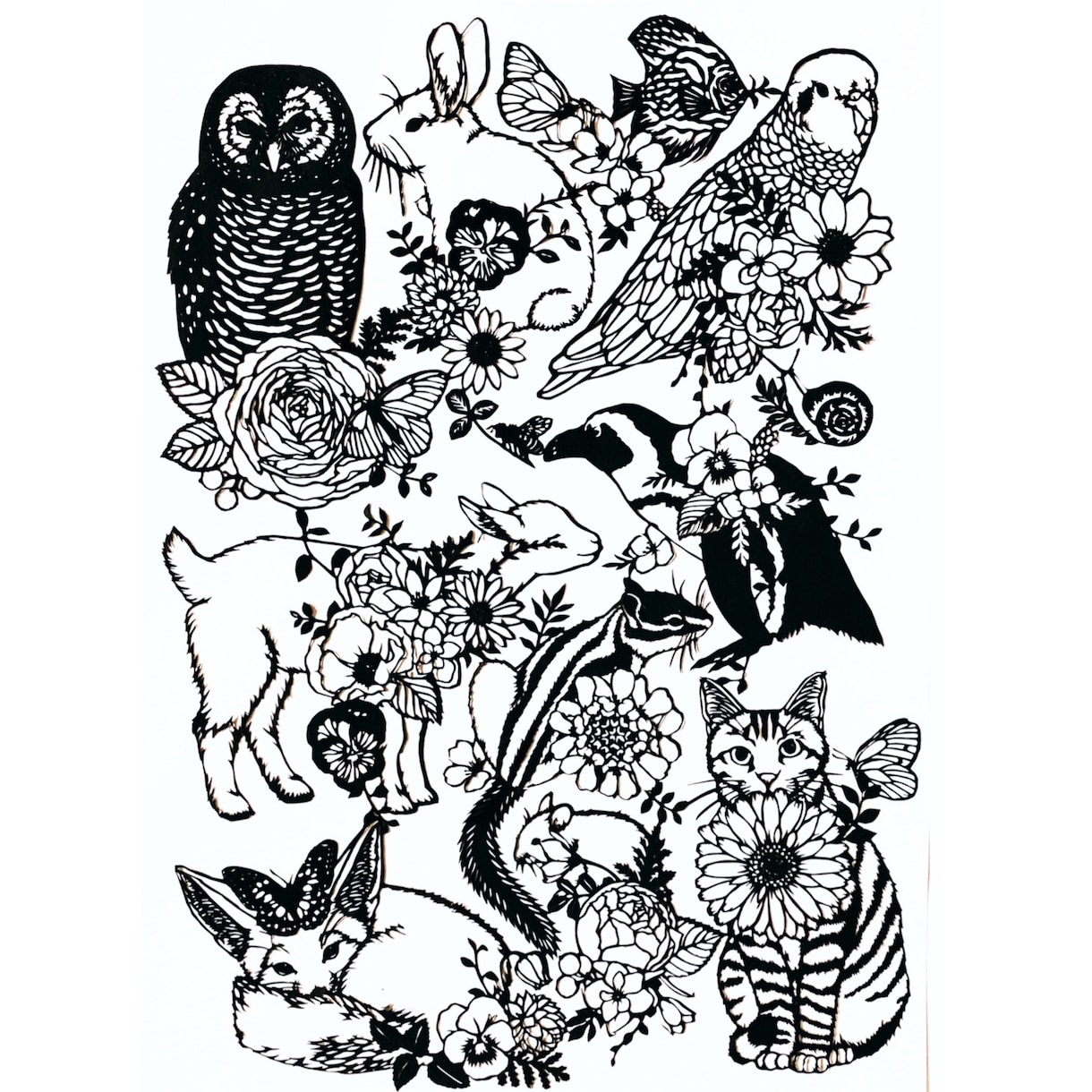 切り絵やネイルチップを作ります あなたのご希望に沿えるように。 イメージ7
