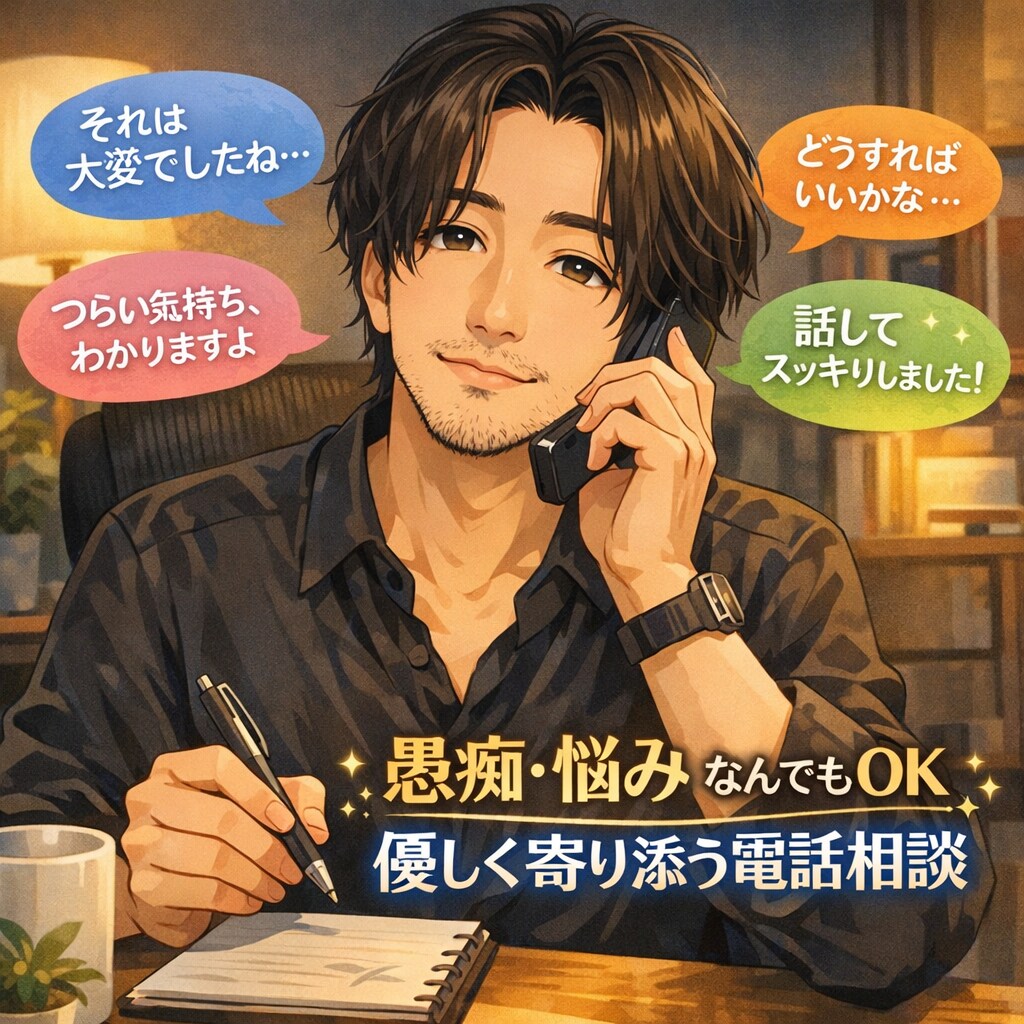 気軽にどうぞ♢雑談や愚痴・お悩み何でもお聞きします ◇◇どんなお話しでもお聞かせください◇◇ イメージ1