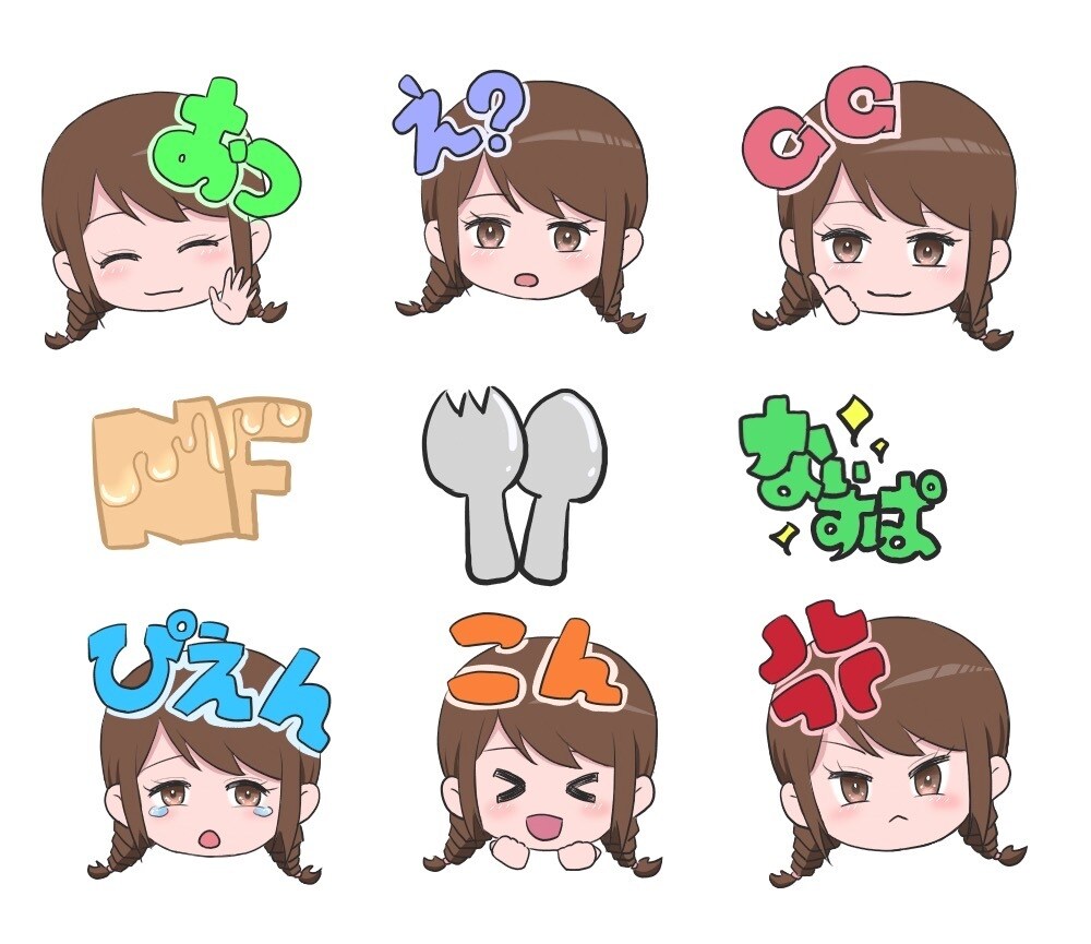 YouTube、Twitch等のスタンプ作成します 使いたいと思うスタンプ描きます！ イメージ3