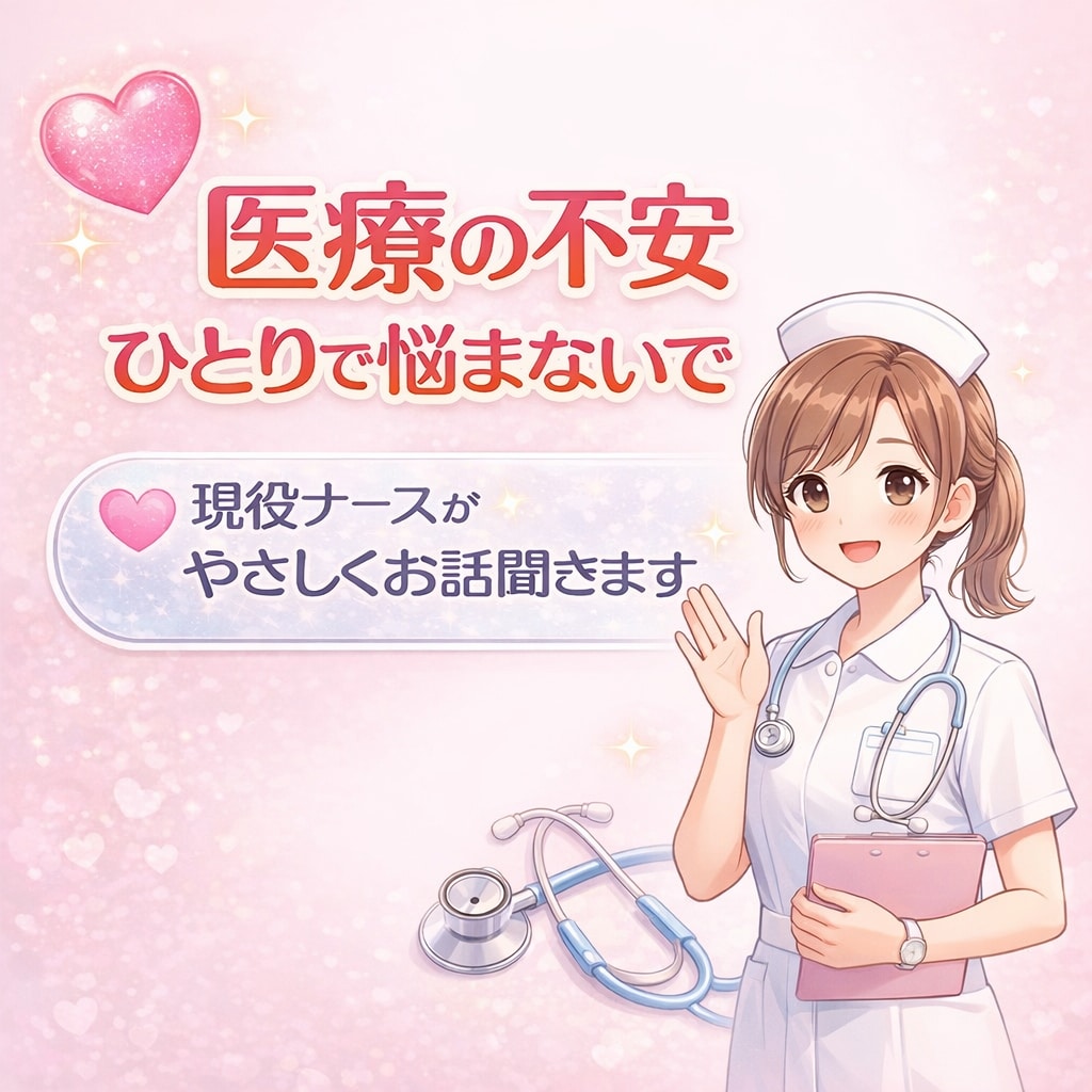 現役ナースがやさしくお答えします 医療・体の不安なんでも相談OK✨ イメージ1