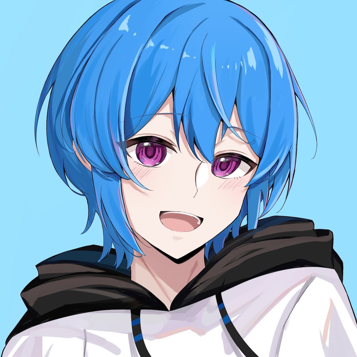 可愛いSNS用アイコンを作成します アニメ塗りorブラシ塗り可愛い選べるアイコンを描きます！ イメージ2