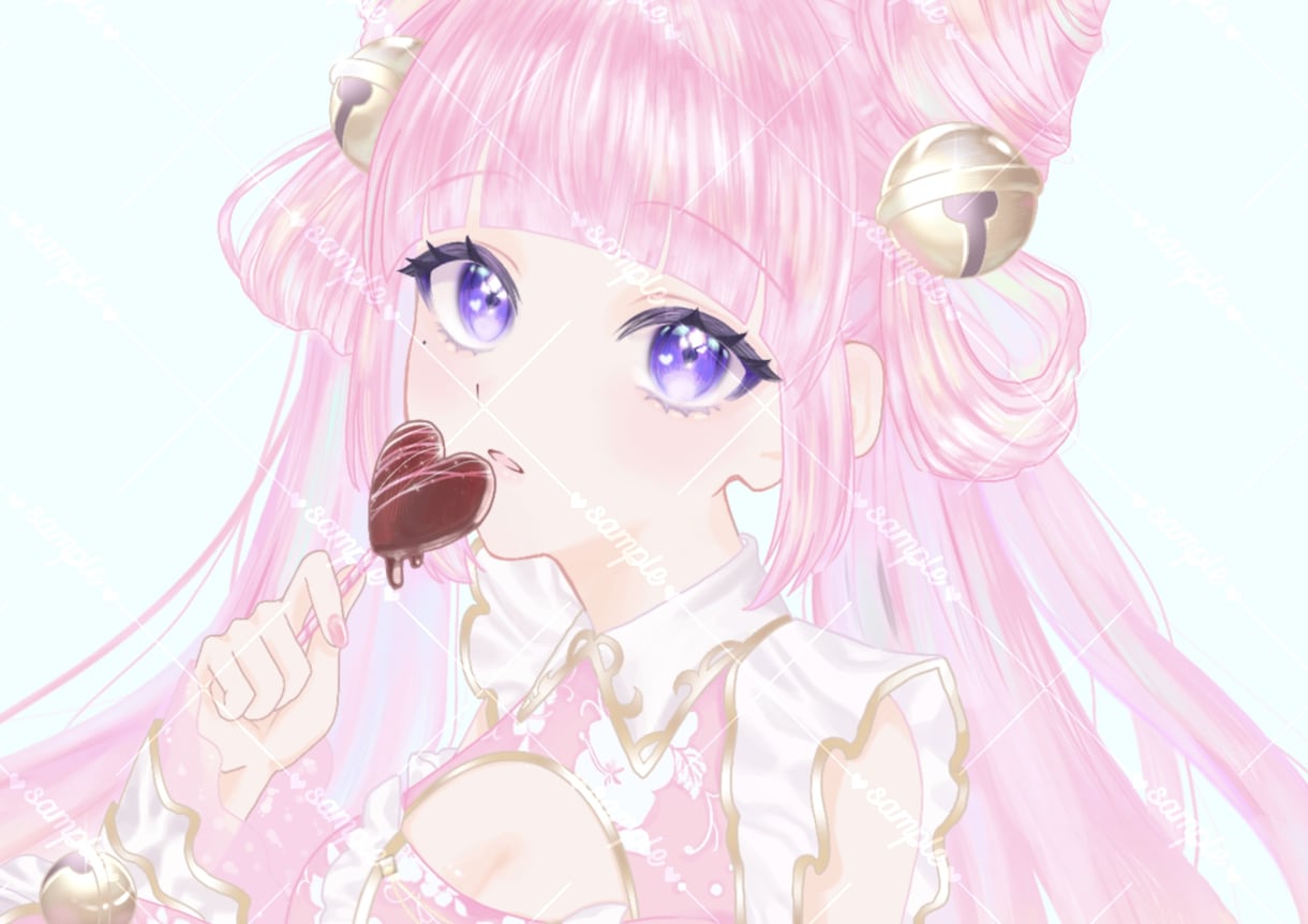 商用利用◎最安でかわいい女の子のイラスト制作します 立ち絵、サムネ、TRPG、MV、アイコン、1枚絵描きます！ イメージ1