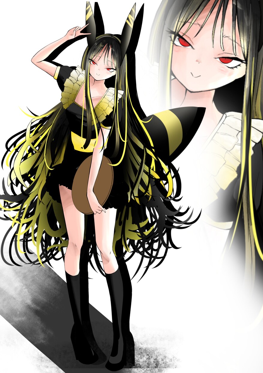 クールなイラスト制作します 【単色背景・色彩強め・クールなオリジナルキャラ】 イメージ8