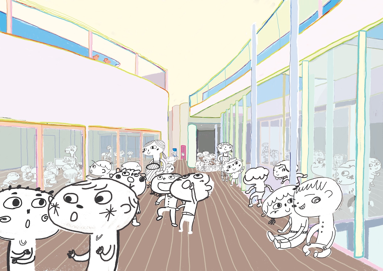 個性派イラスト（カラー）でプレゼンを引き立てます 【現役2級建築士による、建築のイラストパース作成サービス】 イメージ6