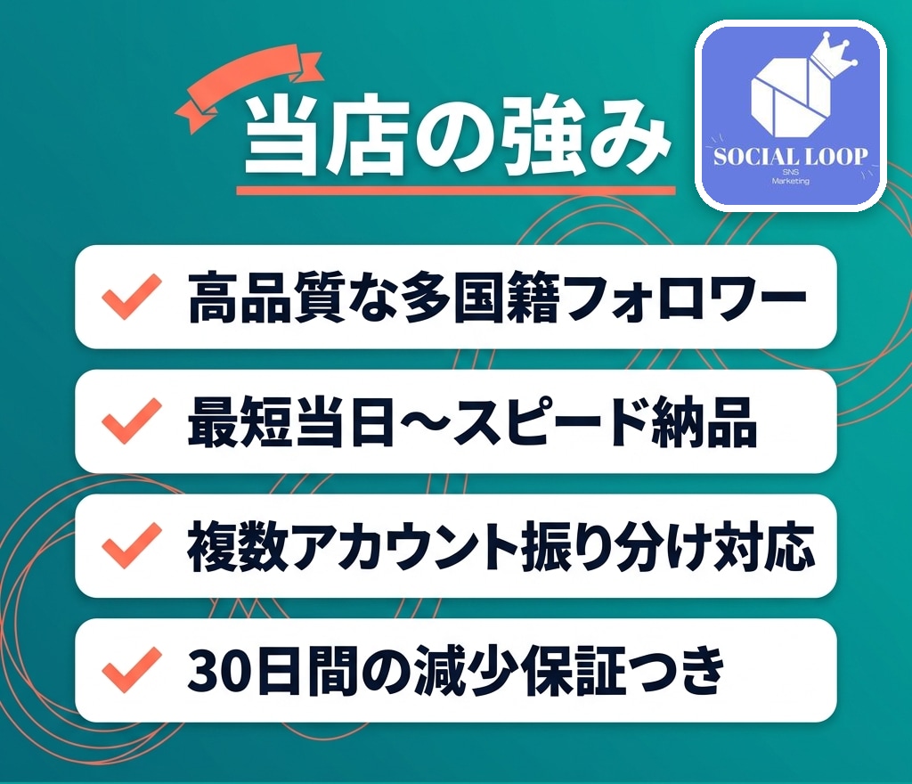 Instagramフォロワー5,000人増やします 高品質・複数アカウント振り分け可・30日減少保証付き イメージ2