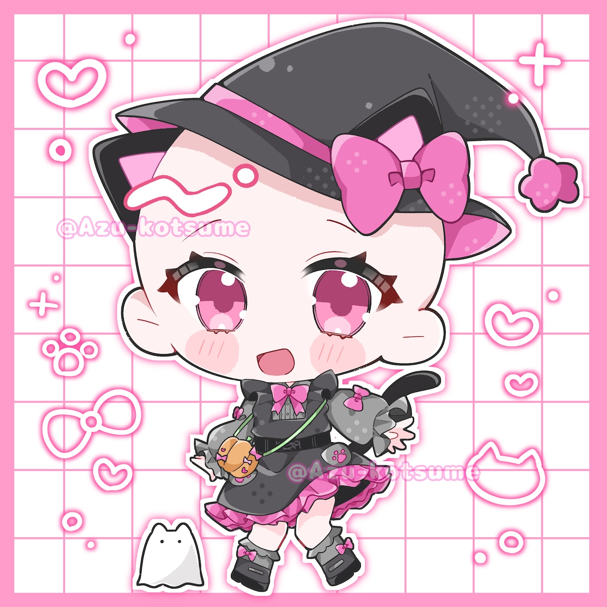 くっきりかわいい！量産のミニキャラ制作します 毎月お題更新！グッズやアイコン、サムネイルを安価で欲しい方に イメージ4
