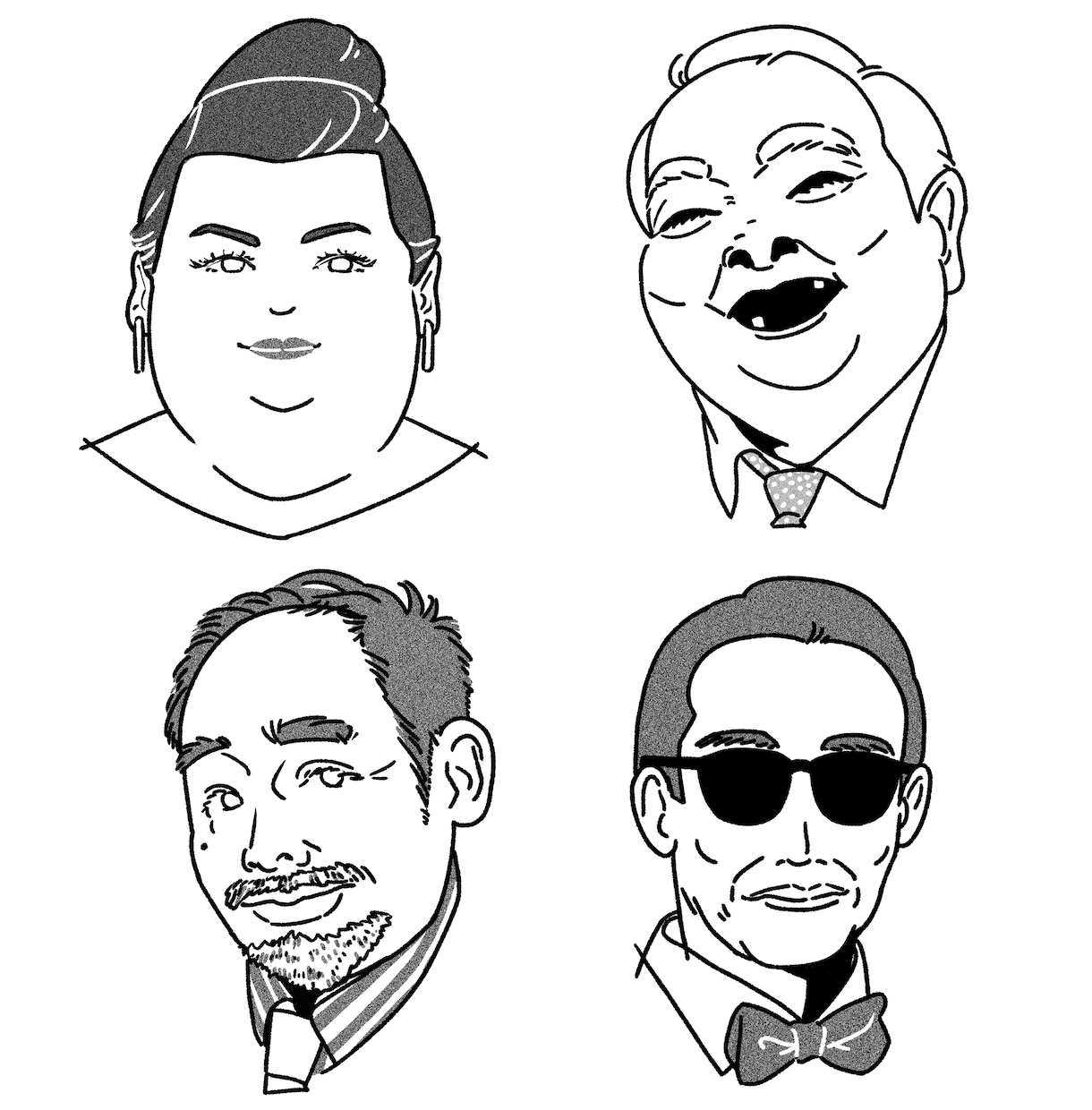 シンプルでモードな似顔絵を描きます イラストレーターが描く特徴をとらえたシンプルなイラストです。 イメージ2