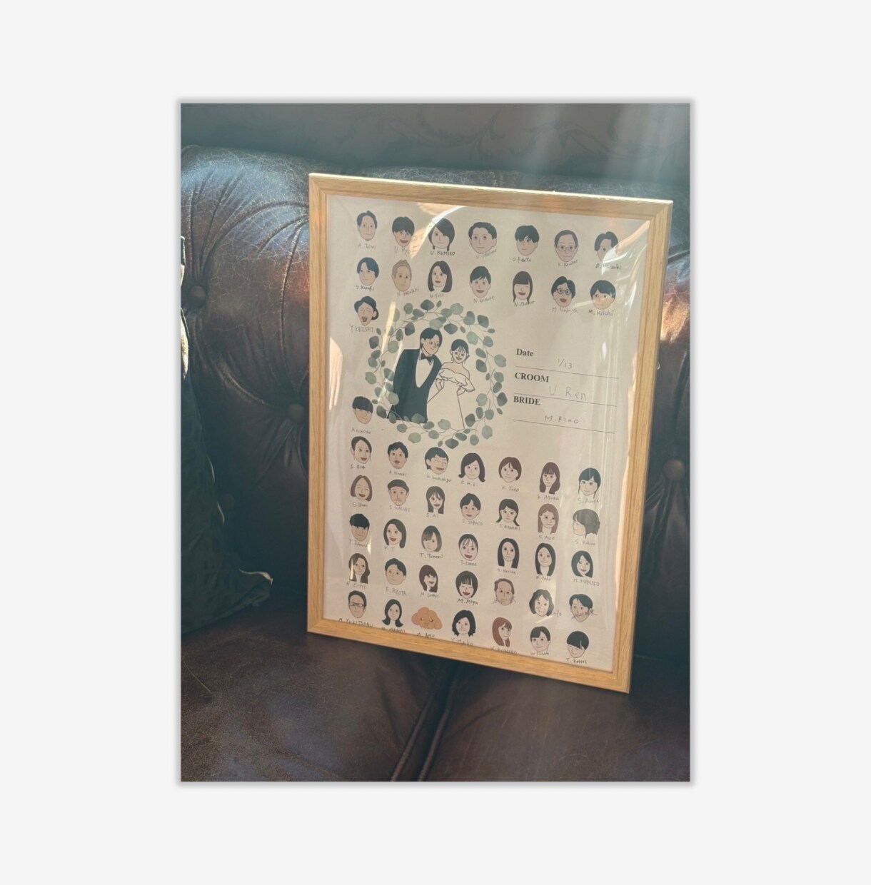 周りと被りたくない！似顔絵付き結婚証明書を作ります 「ふたりらしさ」がしっかり伝わる“結婚証明書” イメージ3