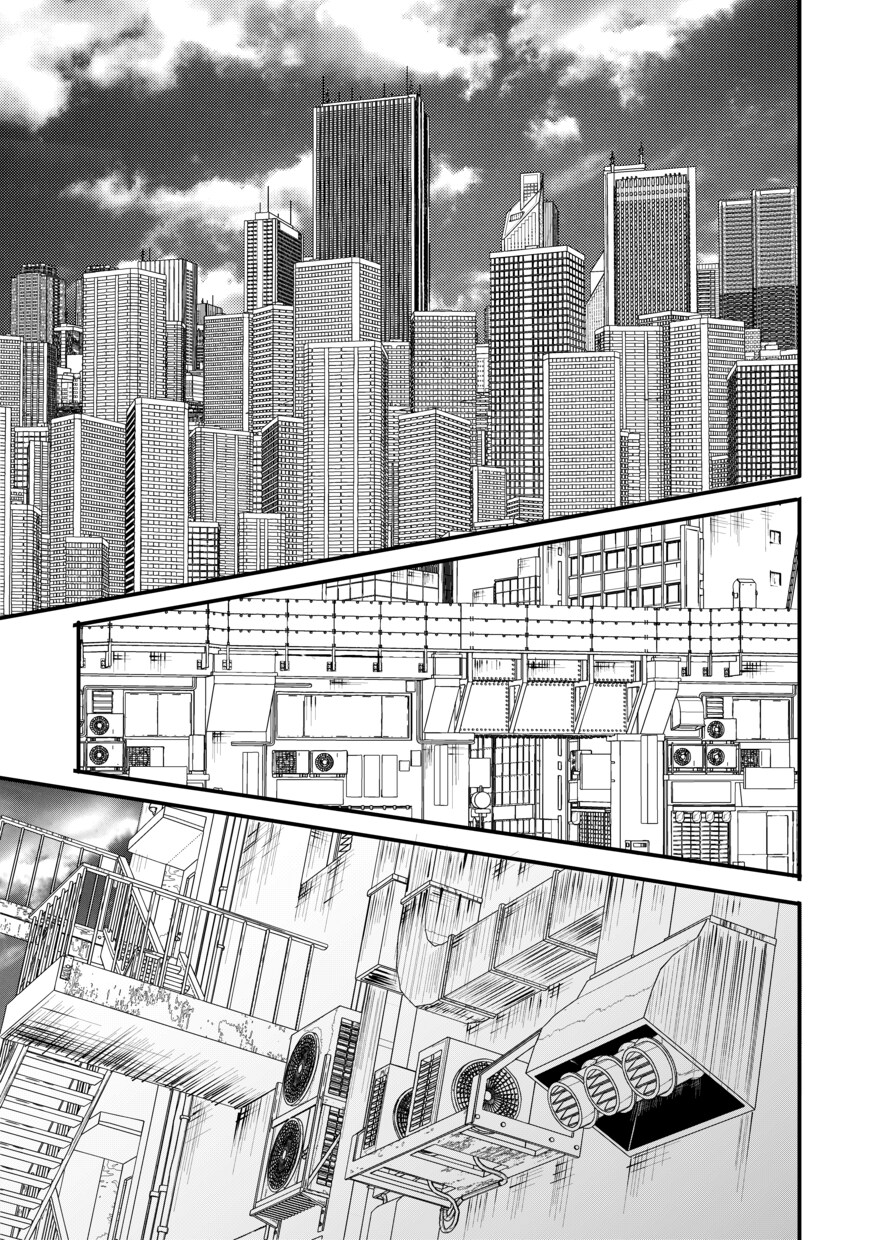 モノクロ漫画アシスタント請け負います 背景、ベタ、トーン貼りなど代行します！ イメージ2