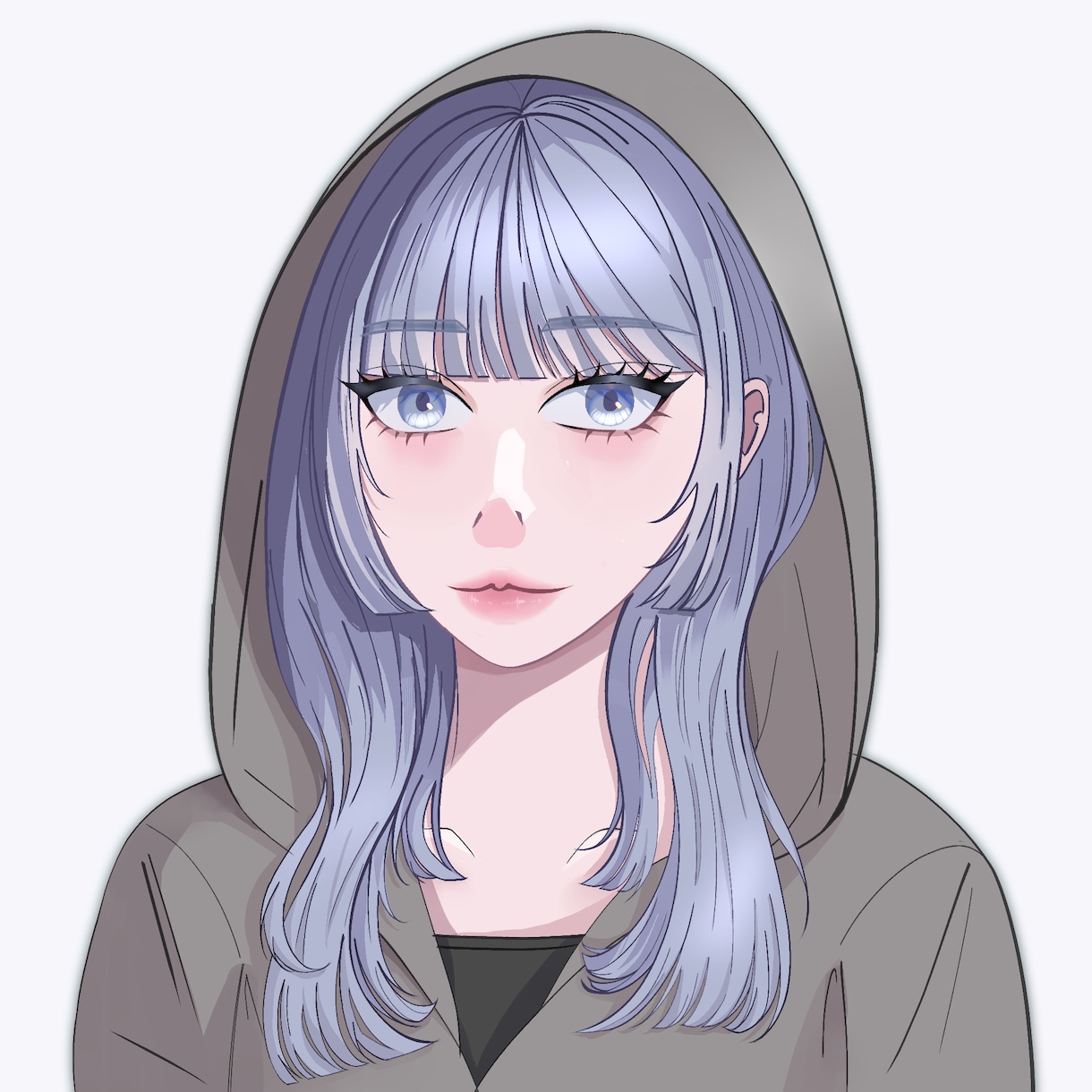 SNSアイコン・バストアップ描きます 透明感×やわ色で雰囲気UPします イメージ2