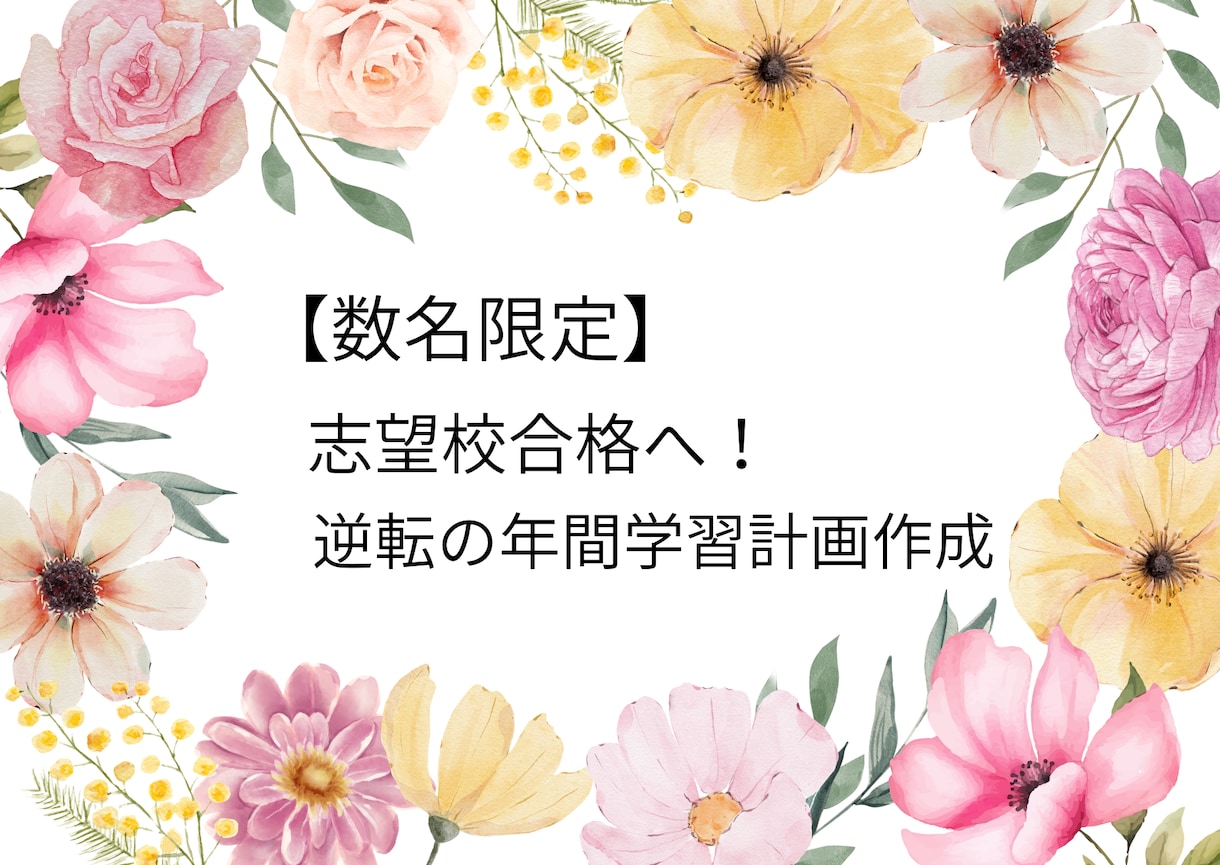 大学受験用｜志望校合格へ学習ロードマップ作成します 慶應大学、院卒プロ講師の新高3浪人生向け　受験生の敗因分析 イメージ2
