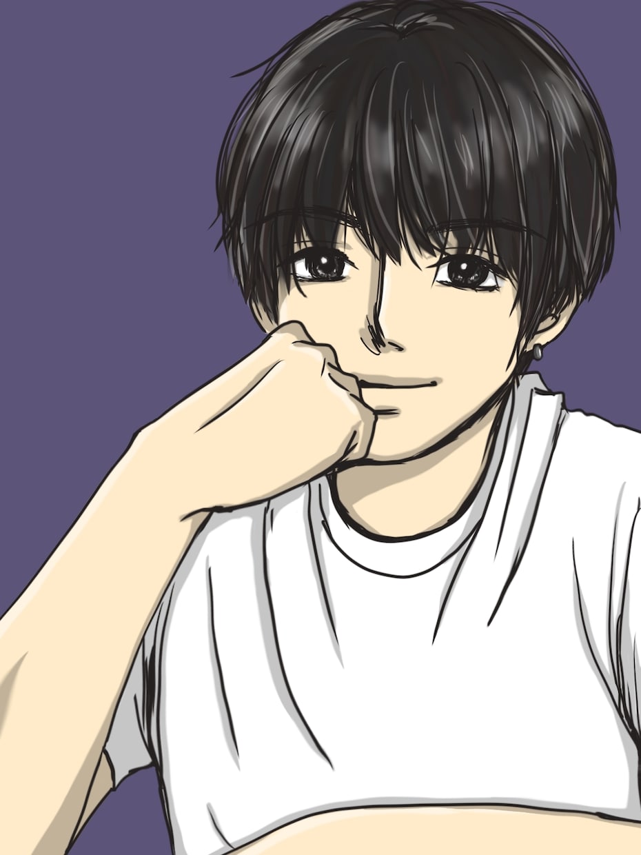 少女漫画風な絵を描いてます 色々なタイプの絵が描けます。少女漫画風な絵中心！ イメージ2