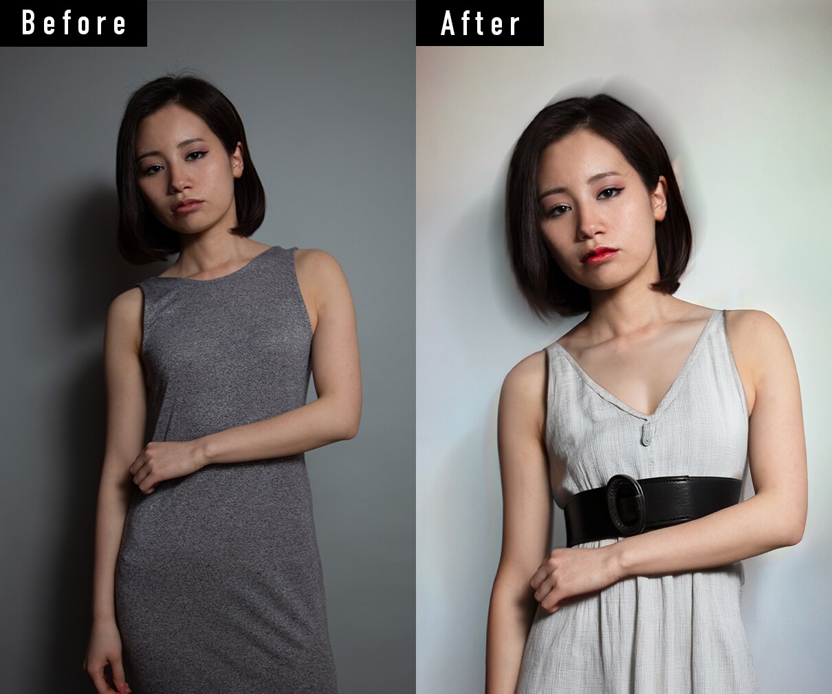 ポートレート写真を、世界観重視でレタッチします ただ綺麗なだけではない、印象に残るビジュアルへ。 イメージ6