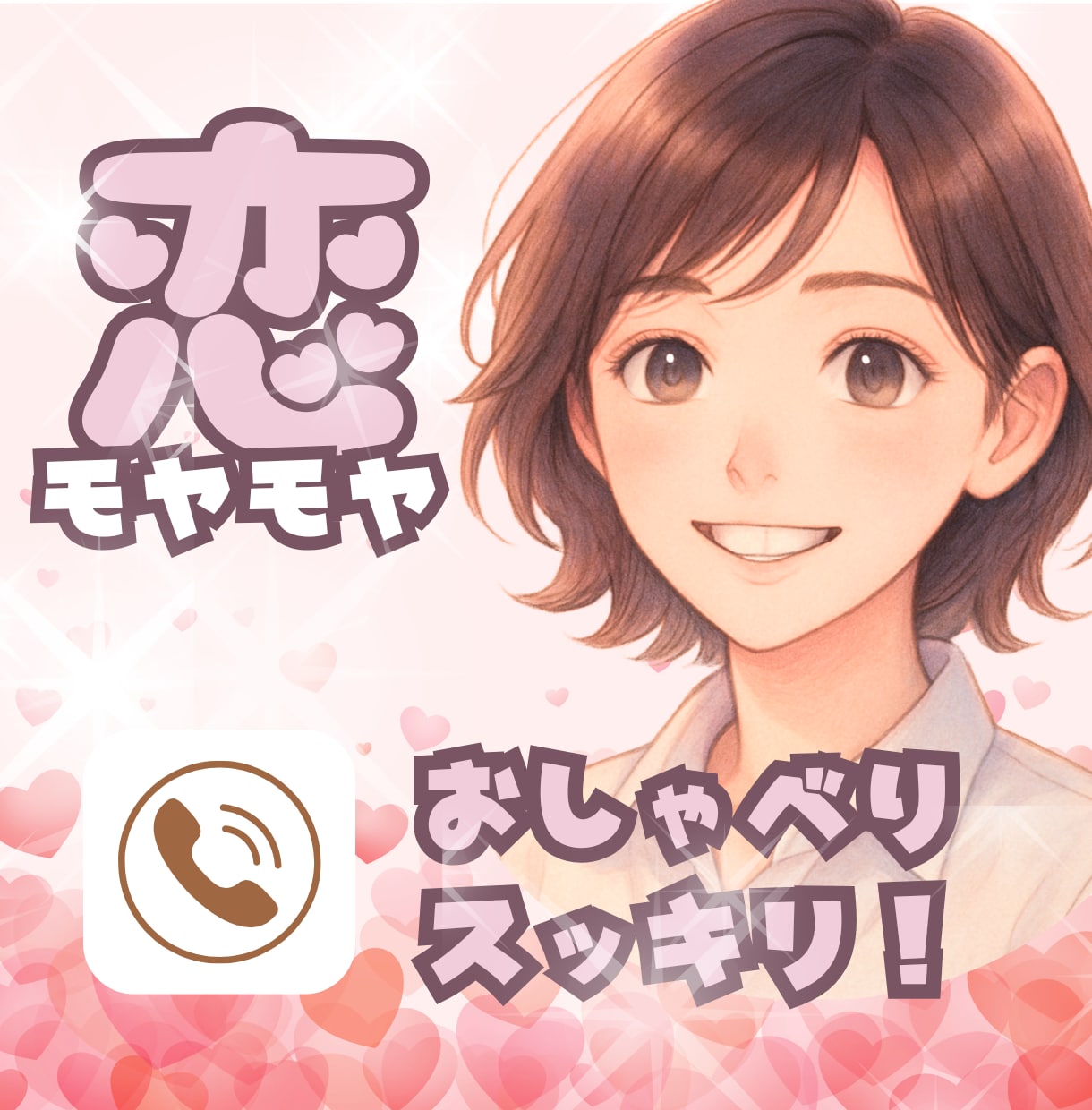 恋のモヤモヤ一緒に整理！心の傷に寄り添いますます 失恋／復縁／禁断の恋／恋バナ／じっくり受け止めます。 イメージ1