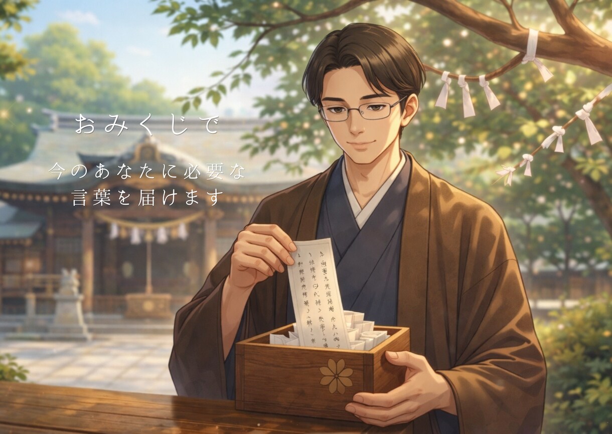 弥彦神社であなたのためにおみくじを引きます 迷ったときに、おみくじでそっと背中を照らします イメージ2