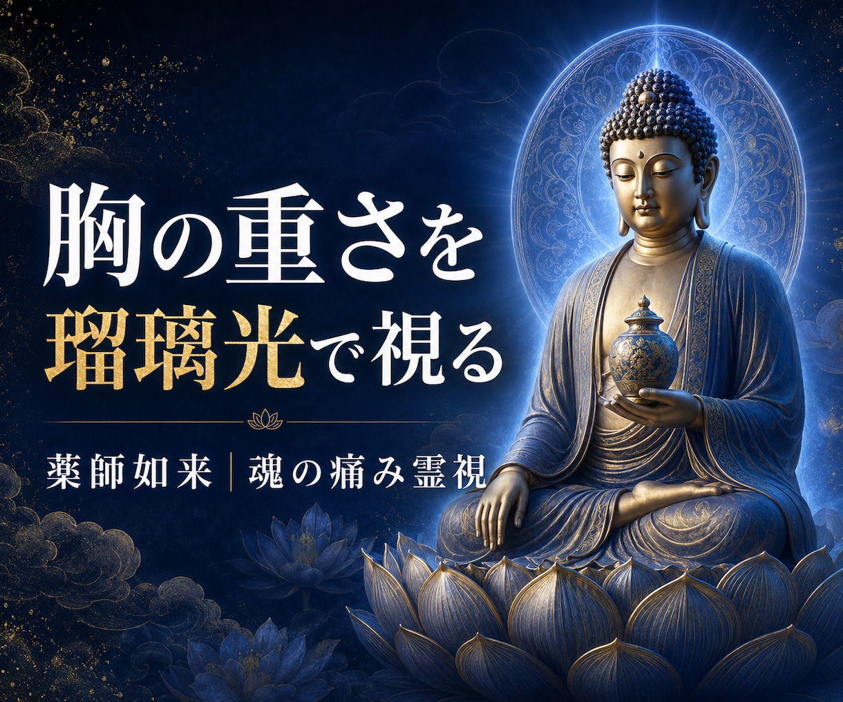 薬師如来の浄瑠璃（光）で魂の痛みを霊視します 不安の根にある疲れと癒しの言葉を届けます イメージ7