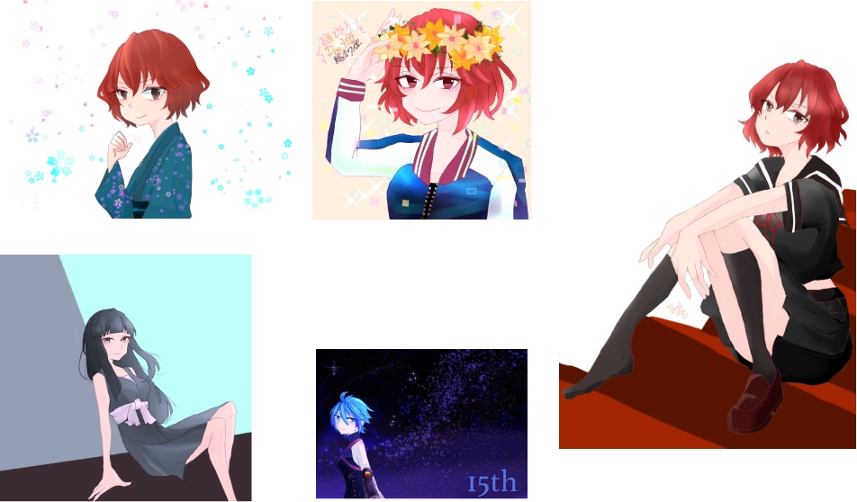 アイコンやヘッダーなどのイラスト、似顔絵描きます あなたのアイコン、ヘッダー描かせてください！ イメージ2