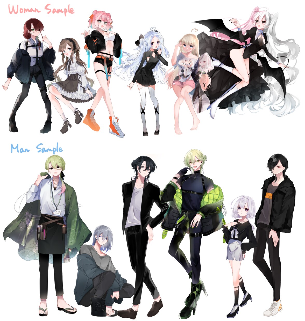 多種多様なご希望のイラストをお描きします 一枚絵、TRPG等立ち絵、デフォルメなど幅広く対応します！ イメージ8