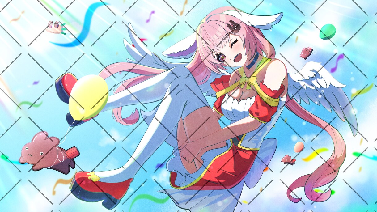 目を惹く華やかな一枚絵を描きます 光と彩度の映える世界観イラスト イメージ9