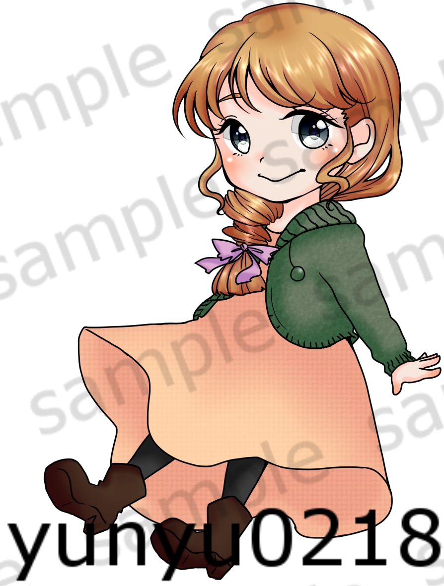 サンプルとしてお安くアイコンイラストを描きます SNSやLINEのアイコンなどが欲しい方へ！ イメージ1