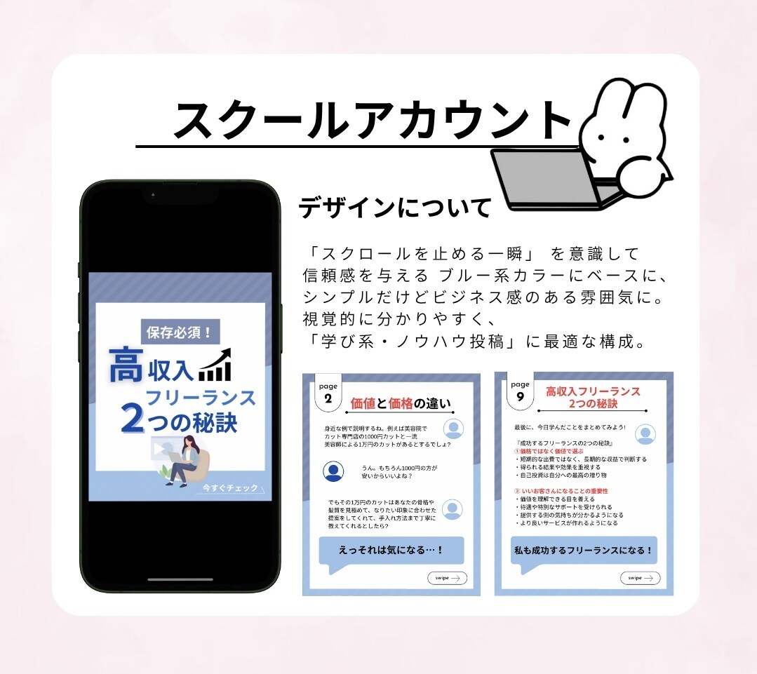 SNSマーケコンサルがインスタ運用代行します 『投稿作成のみ』から『全部おまかせ』まで！最適プランを提案！ イメージ6