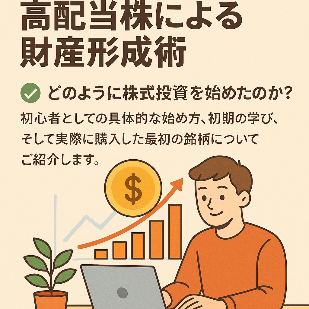 未経験から始められる安定の財産形成について教えます 中長期で安定的な配当収入を得ることを狙うスタイルです。 イメージ1