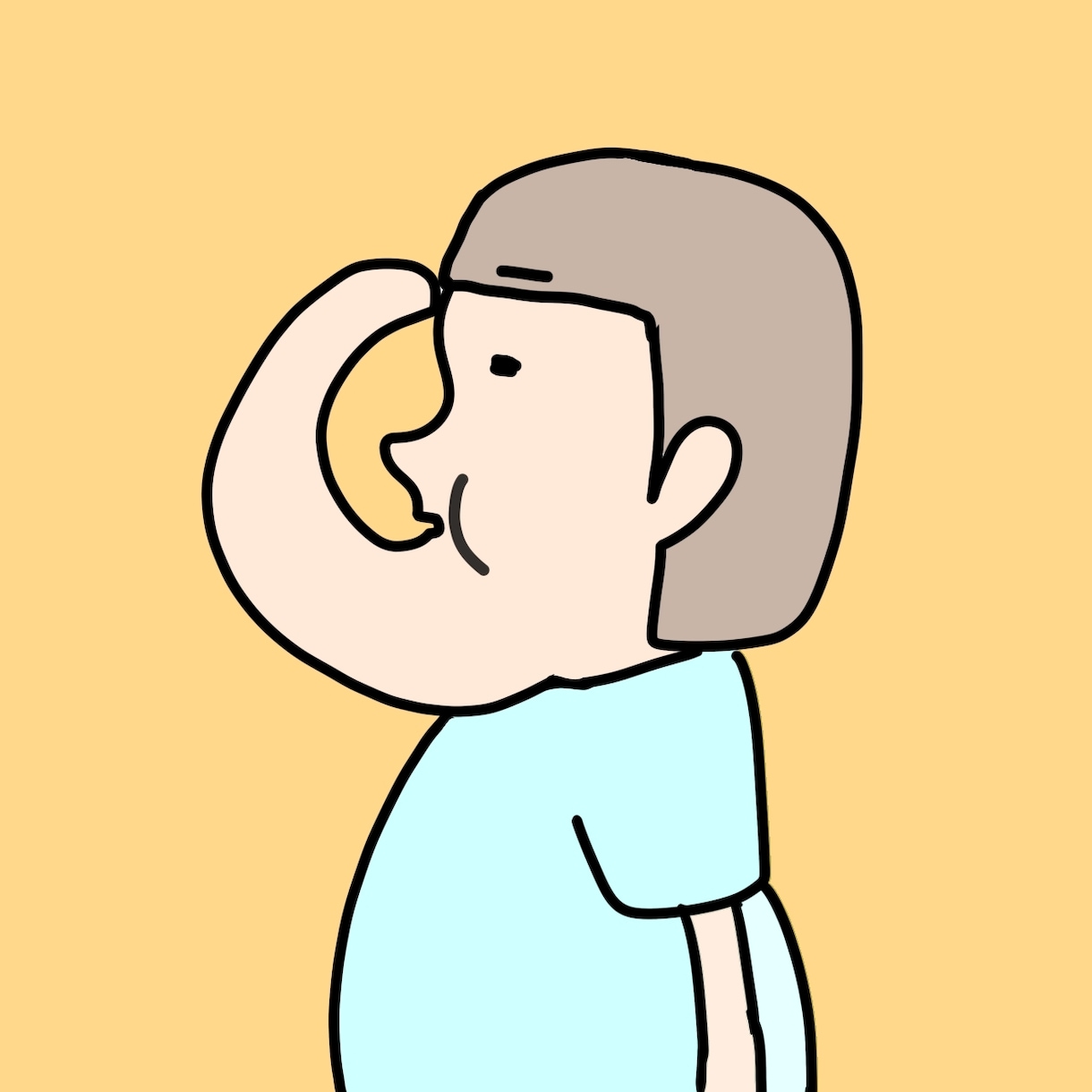 シュールなアゴ似顔絵を作成します 名刺やアイコン、プレゼント用に似顔絵アイコン作成します。 イメージ1