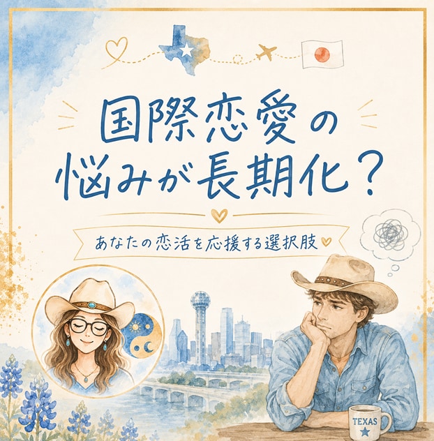 国際恋愛の悩み？「新テキサス流」で見極めます 悩みが長期化したあなたへ～テキサス流で「斬新な選択肢を！」 イメージ1