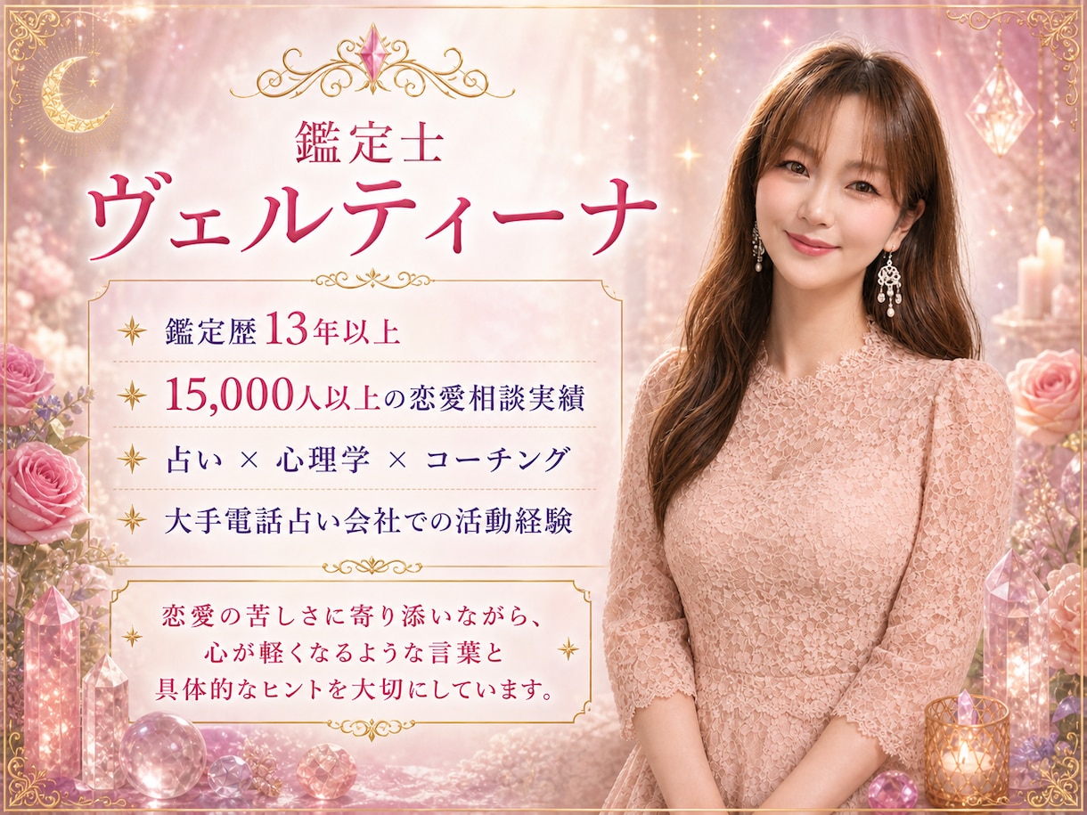 鑑定歴12年！タロット＆霊感で恋愛の悩みを占います 出会い/片想い/相手の気持ち/複雑恋愛/遠距離/結婚生活など イメージ9