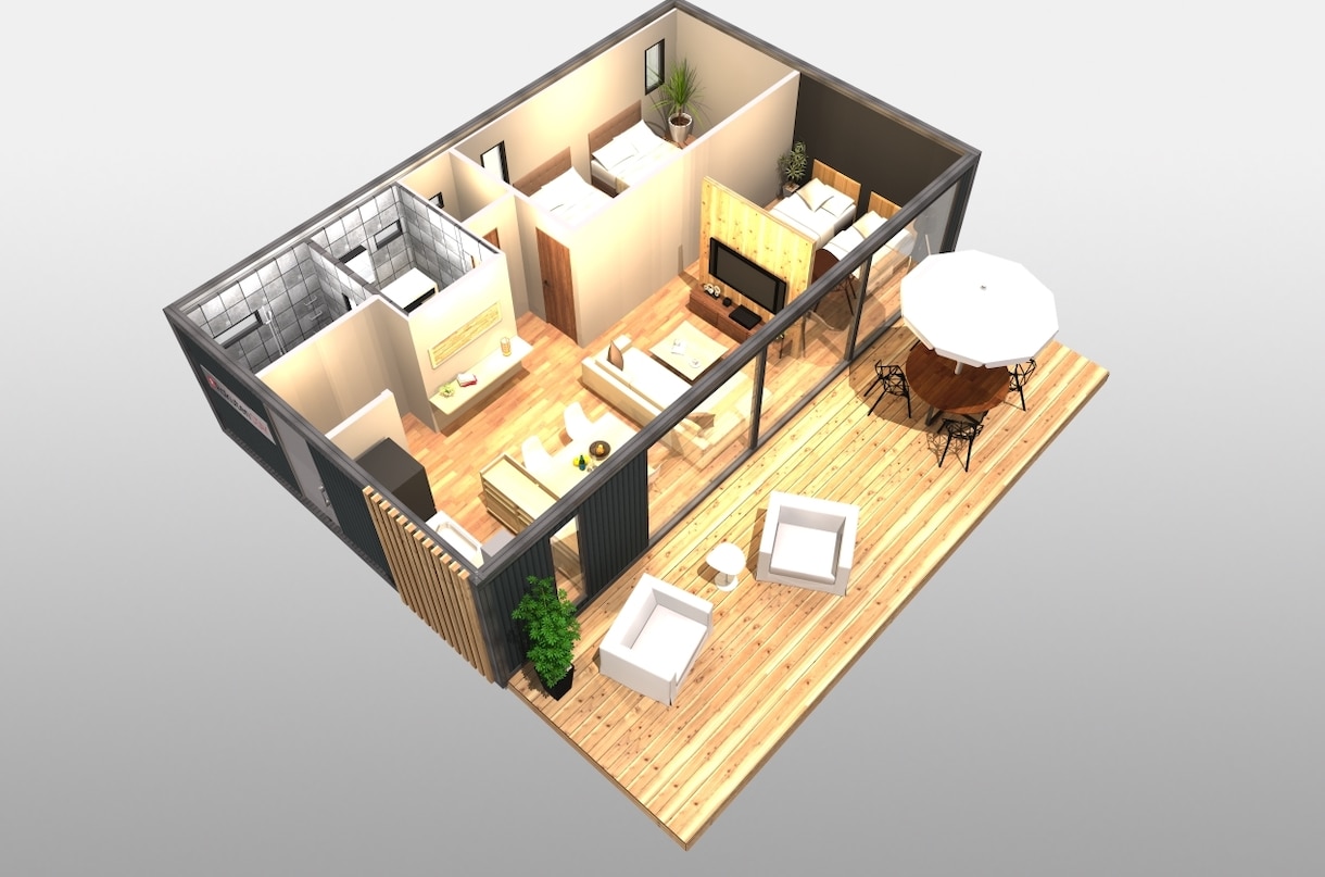 建築パースでご提案！外観パースの作成をいたします ご新築のイメージ、不動産・プロジェクト用プレゼン資料 イメージ2