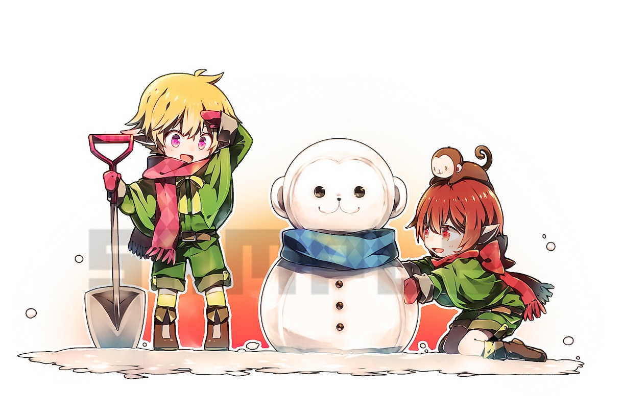 デフォルメイラストをお描きいたします SDキャラクターの立ち絵、バストアップイラストが欲しい方 イメージ2
