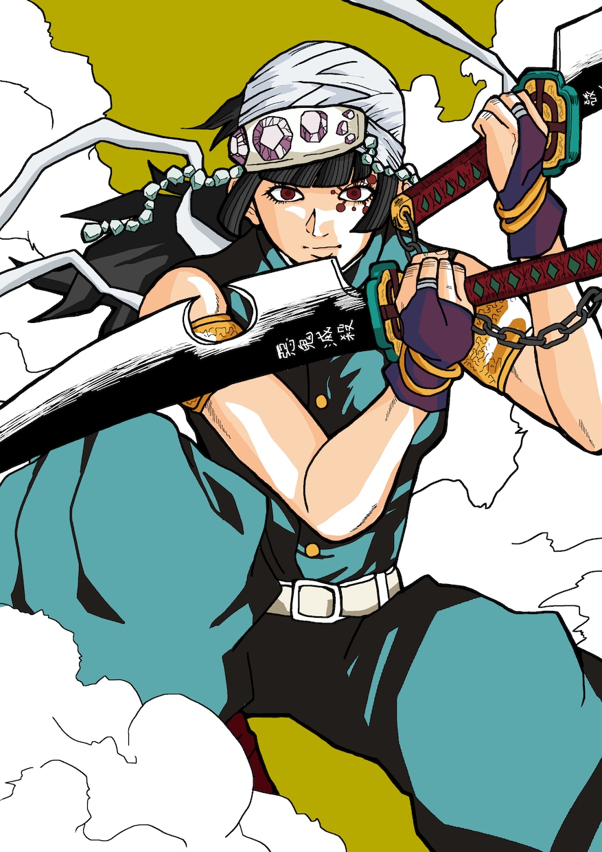 鬼滅の刃風に似顔絵描きます 鬼滅の刃の好きなキャラに合わせて似顔絵を描きます。 イメージ1