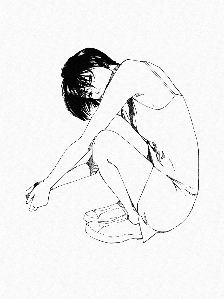 人物、動物イラスト　モノクロ、線画イラスト描きます 写真を元に人物や動物の線画イラスト作成します。 イメージ5