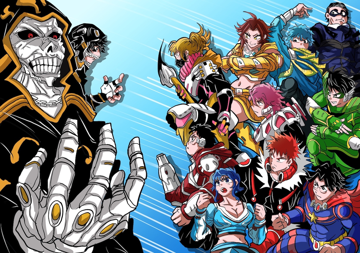 漫画アニメ風の似顔絵イラスト作ります SNSやアイコンに使える似顔絵制作 イメージ3