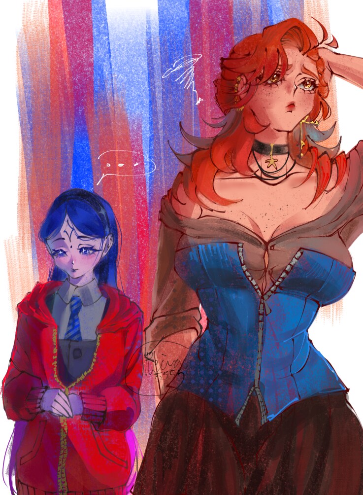 最短3日/厚塗りイラスト制作/アイコン制作します 色気づく瞳と耽美な色気。あなたの「好き」を深みのある厚塗り イメージ6