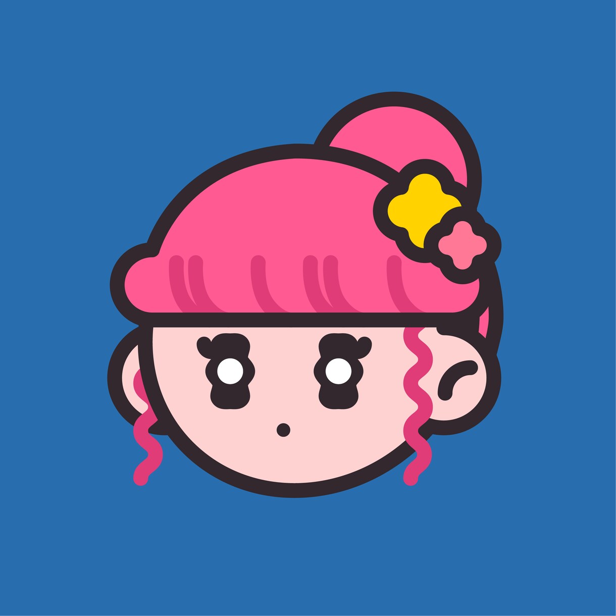 商用OK！ポップなテイストの人物アイコンを描きます 目が引くアイコンでその人の魅力を伝えます！ イメージ5